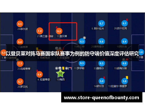 以登贝莱对阵马赛国家队赛事为例的防守端价值深度评估研究